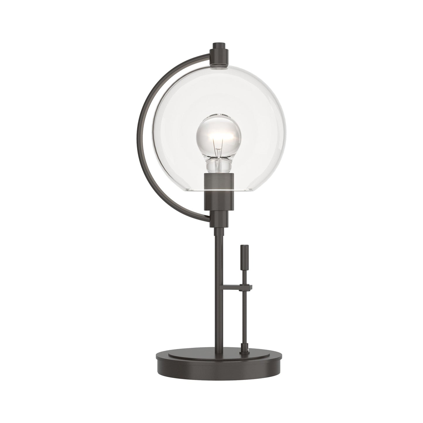 Pluto Table Lamp in Oil Rubbed Bronze (Clear Glass).