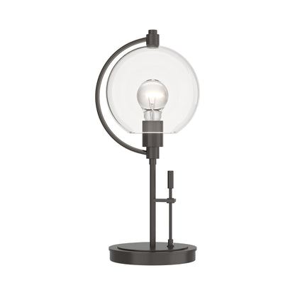 Pluto Table Lamp in Oil Rubbed Bronze (Clear Glass).