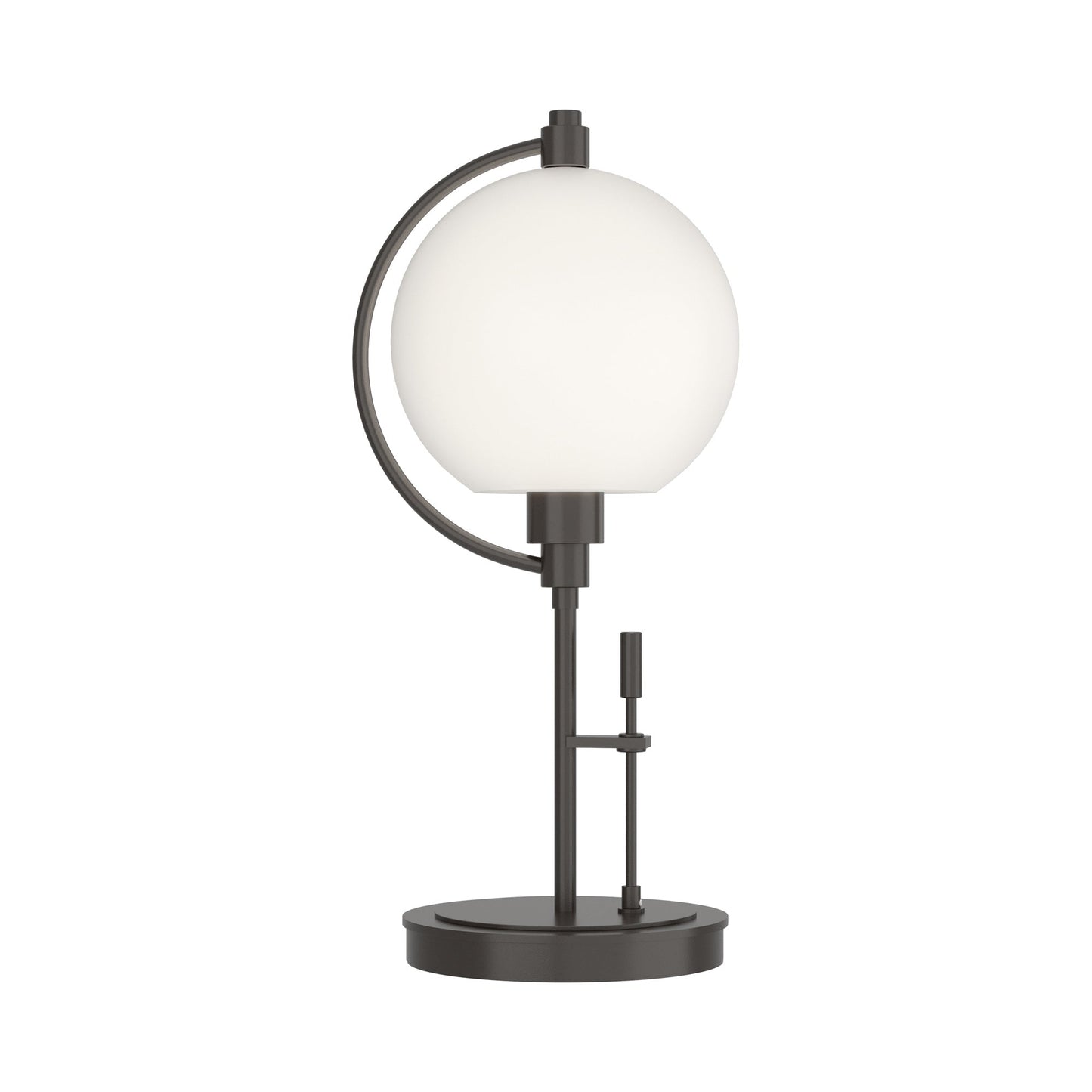 Pluto Table Lamp in Oil Rubbed Bronze (Opal Glass).