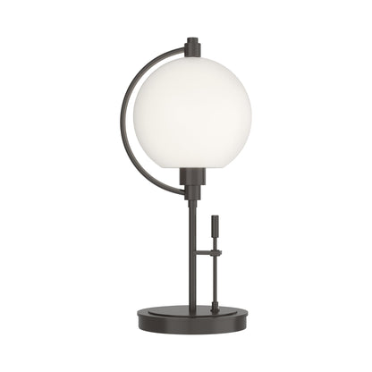 Pluto Table Lamp in Oil Rubbed Bronze (Opal Glass).
