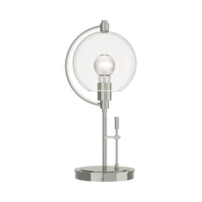 Pluto Table Lamp in Sterling (Clear Glass).