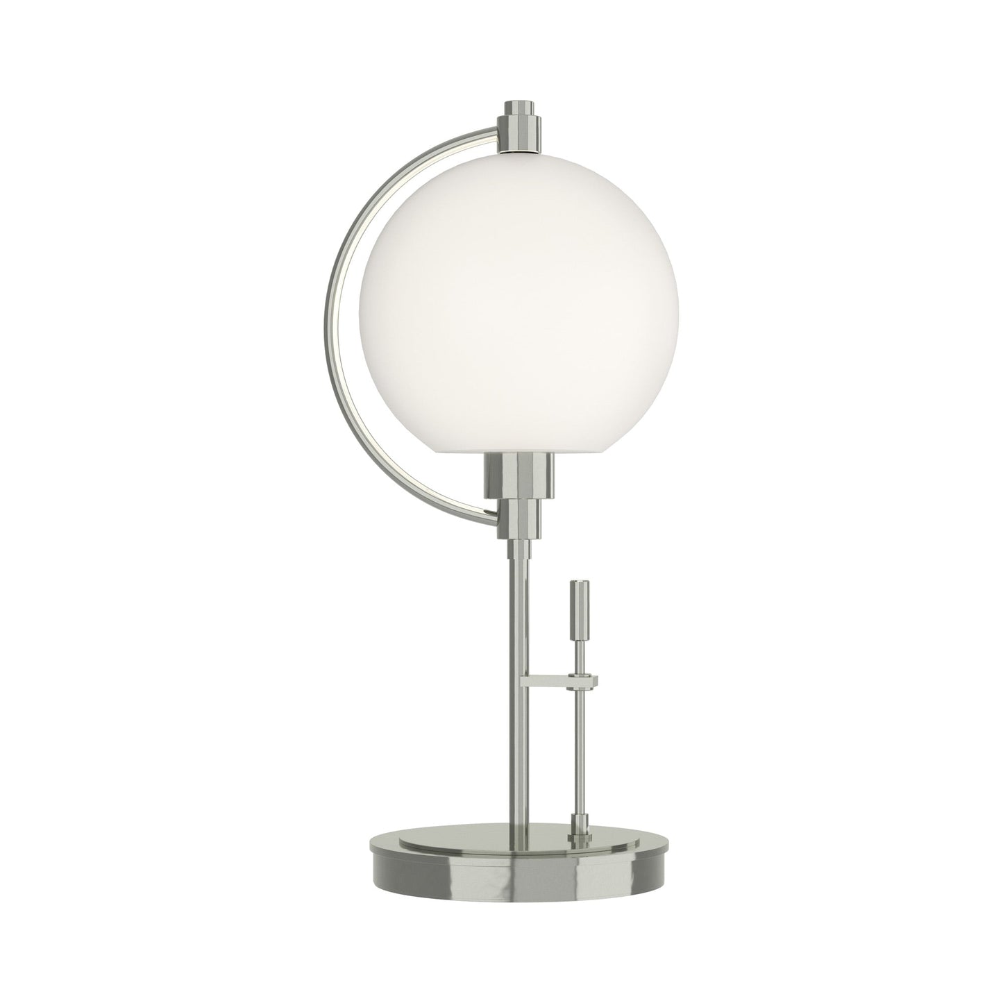Pluto Table Lamp in Sterling (Opal Glass).