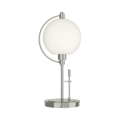 Pluto Table Lamp in Sterling (Opal Glass).