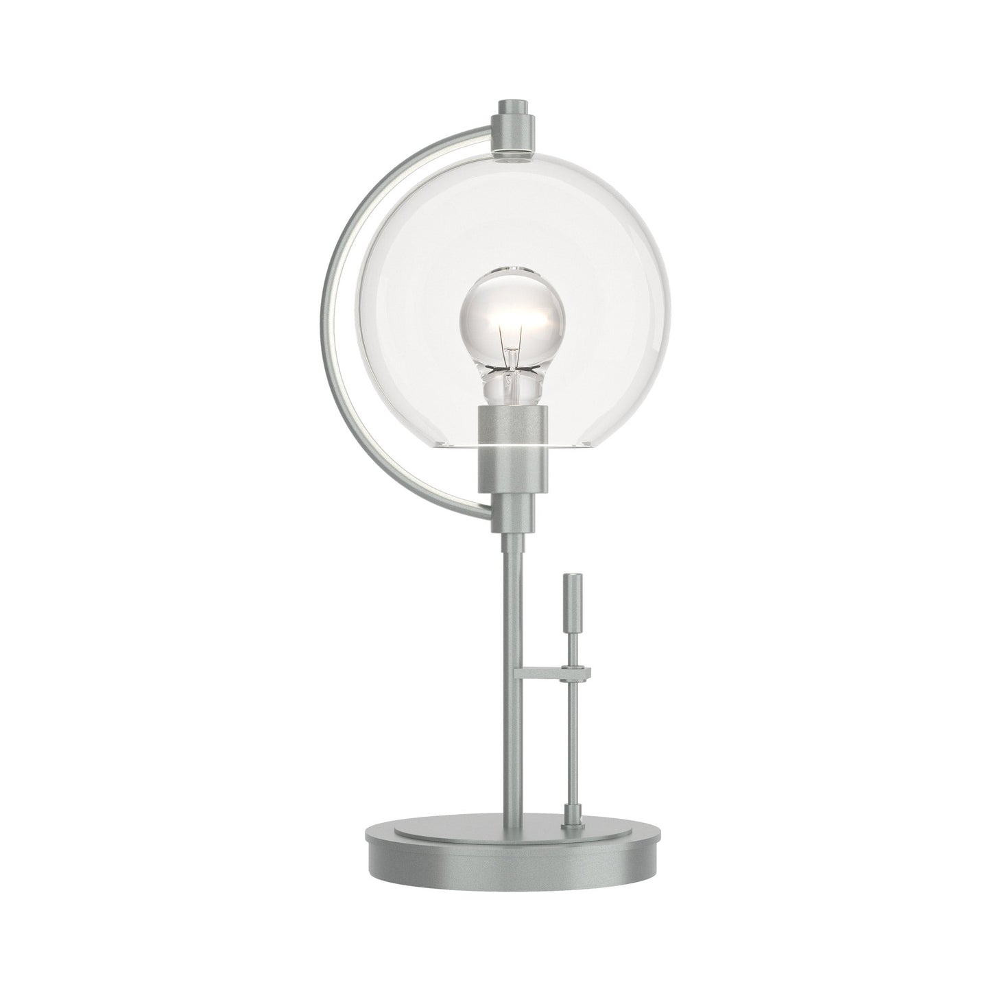 Pluto Table Lamp in Vintage Platinum (Clear Glass).