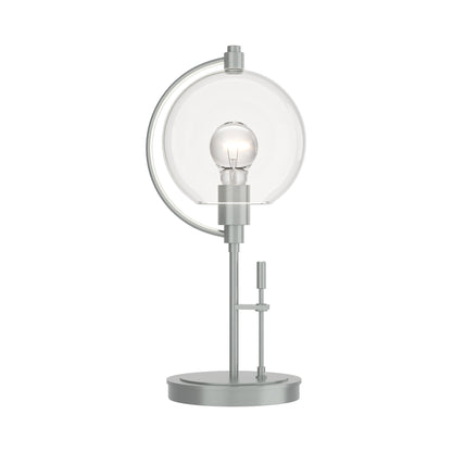 Pluto Table Lamp in Vintage Platinum (Clear Glass).