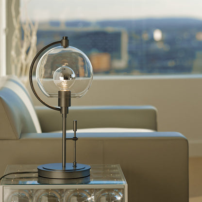 Pluto Table Lamp in living room.