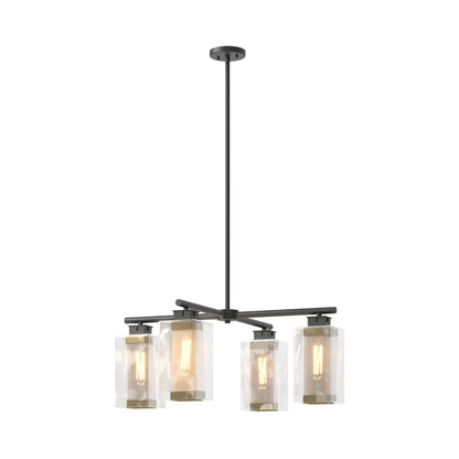 Polaris Outdoor Pendant Light in Coastal Black (Coastal Gold).