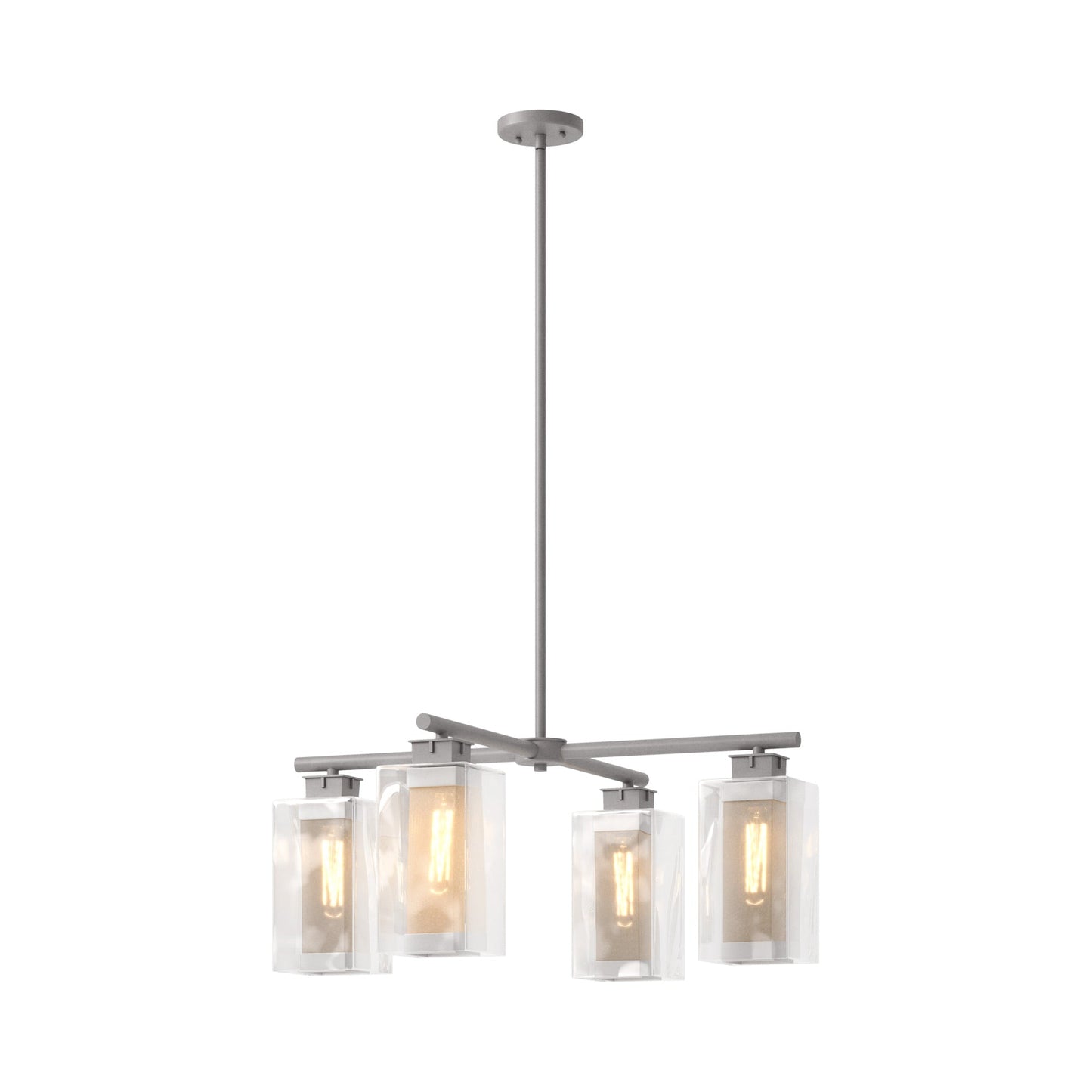 Polaris Outdoor Pendant Light in Coastal Burnished Steel (Coastal Silver).
