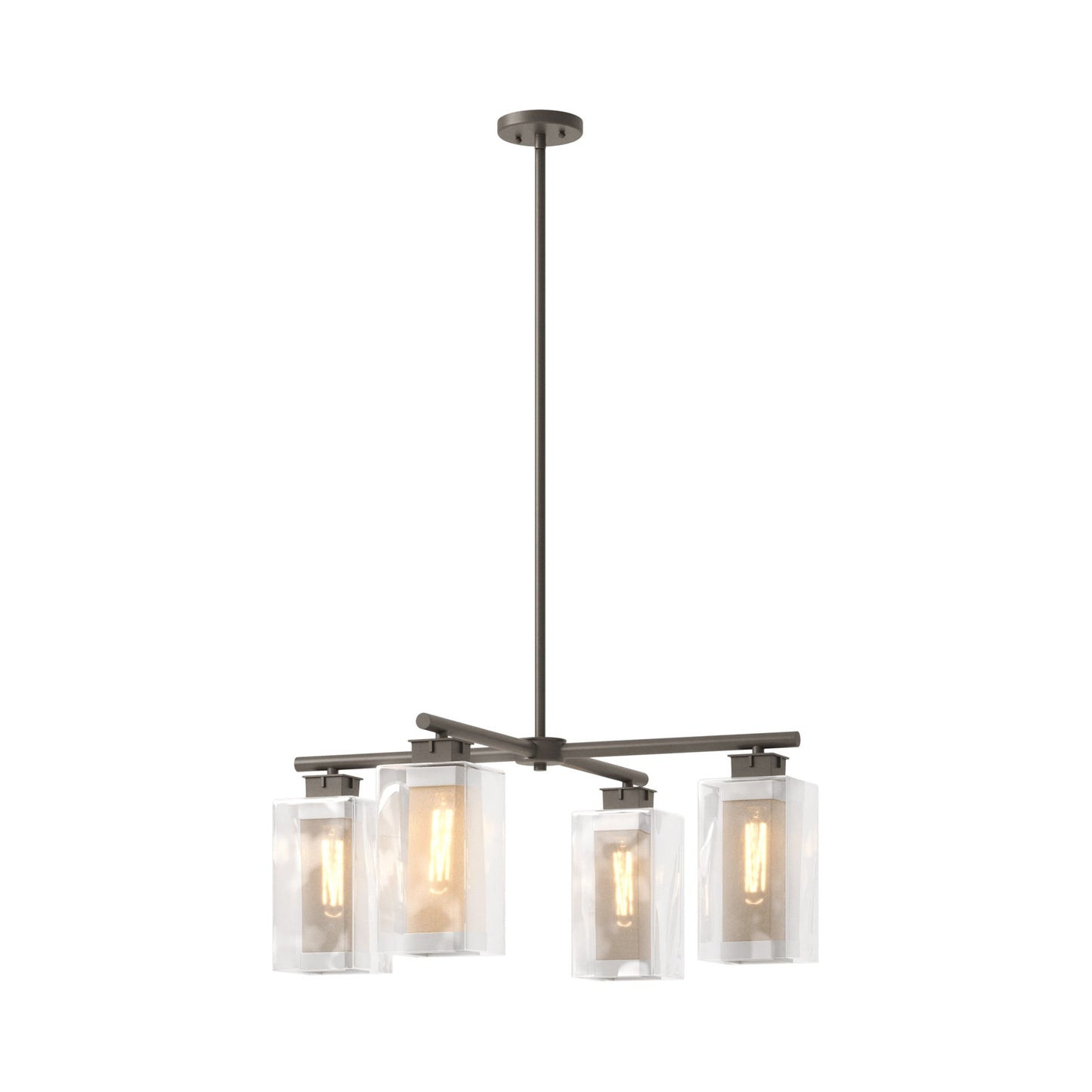 Polaris Outdoor Pendant Light in Coastal Dark Smoke (Coastal Silver).