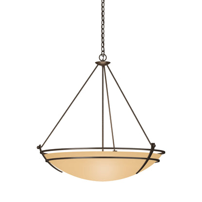 Presidio Tryne Pendant Light in Bronze (Sand Glass).