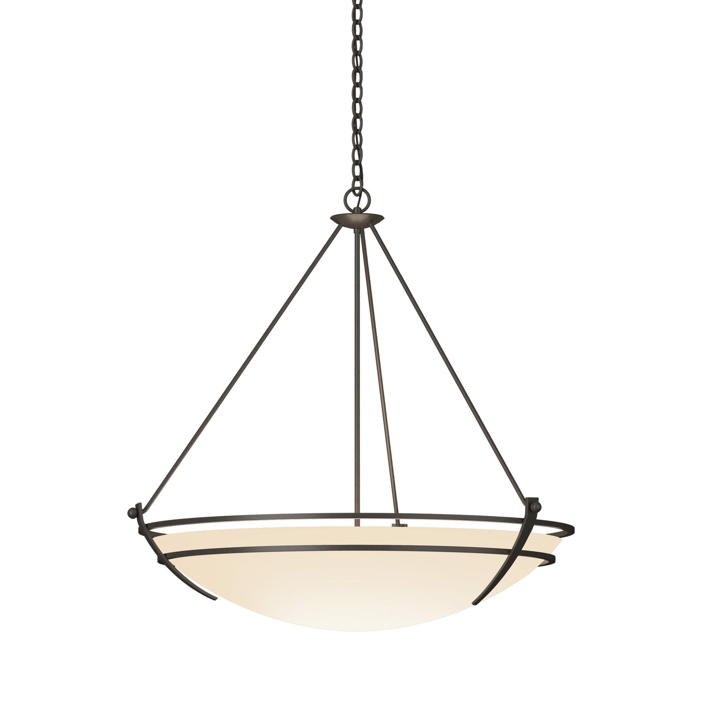 Presidio Tryne Pendant Light in Dark Smoke (Opal Glass).