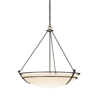 Presidio Tryne Pendant Light in Dark Smoke (Opal Glass).