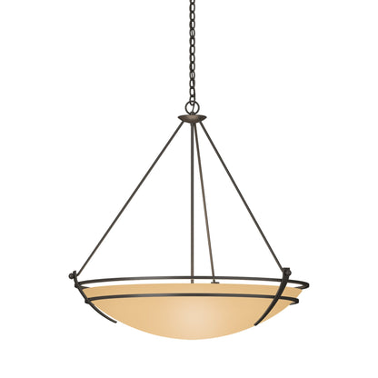 Presidio Tryne Pendant Light in Dark Smoke (Sand Glass).