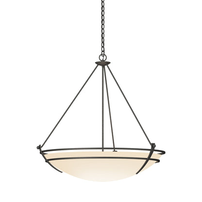 Presidio Tryne Pendant Light in Natural Iron (Opal Glass).