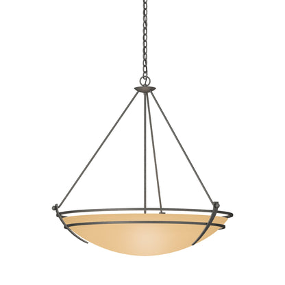 Presidio Tryne Pendant Light in Natural Iron (Sand Glass).