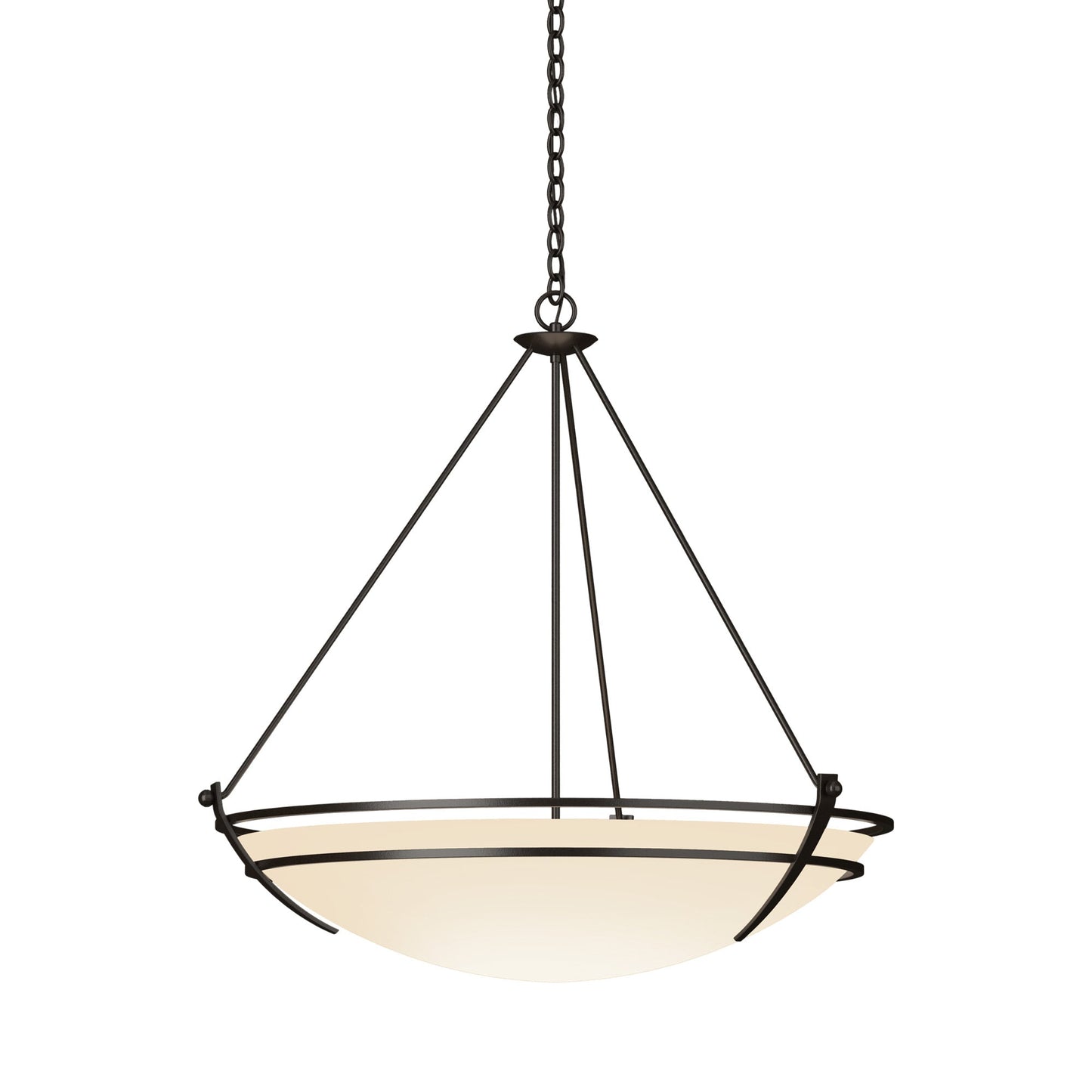 Presidio Tryne Pendant Light in Oil Rubbed Bronze (Opal Glass).