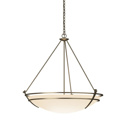 Presidio Tryne Pendant Light in Soft Gold (Opal Glass).