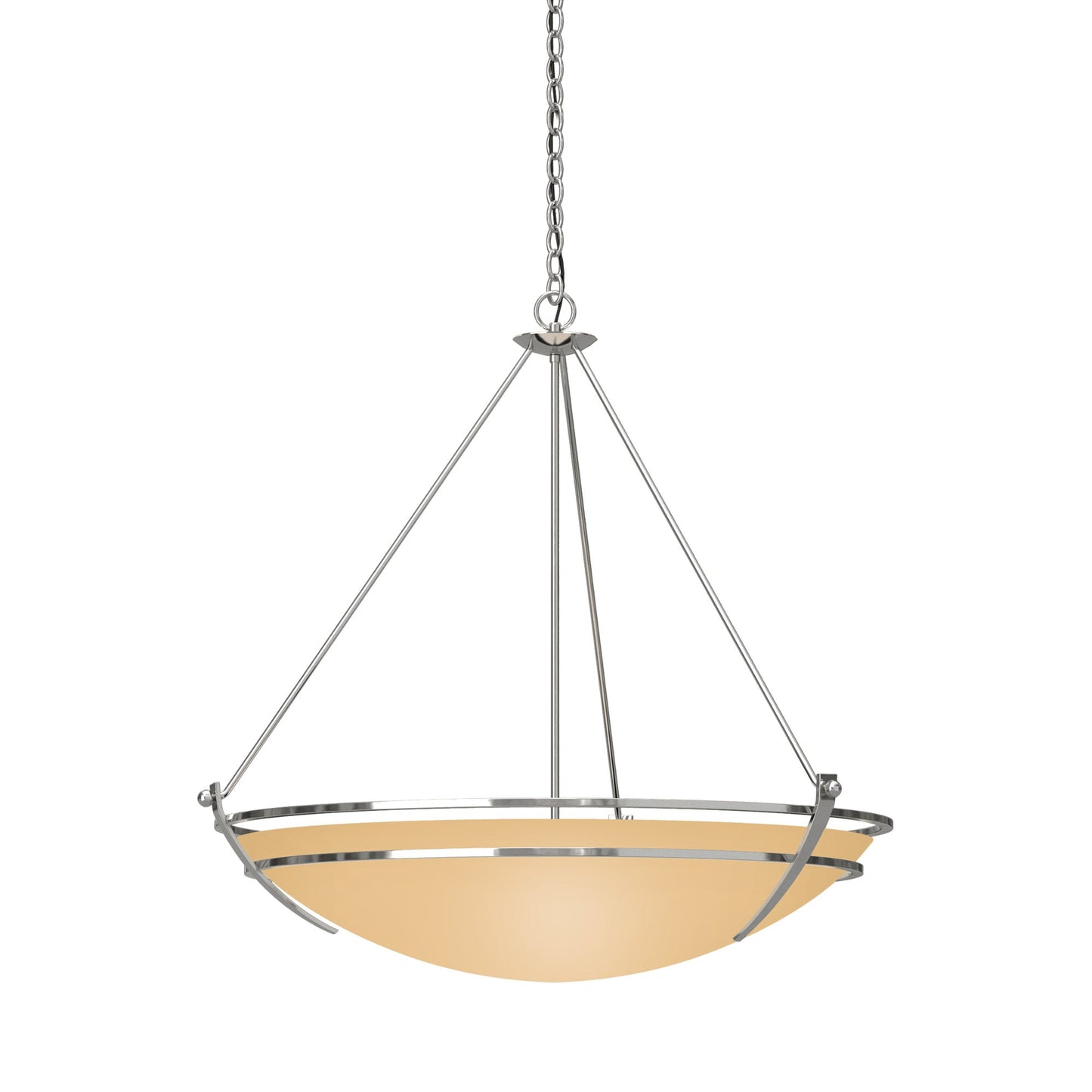 Presidio Tryne Pendant Light in Sterling (Sand Glass).