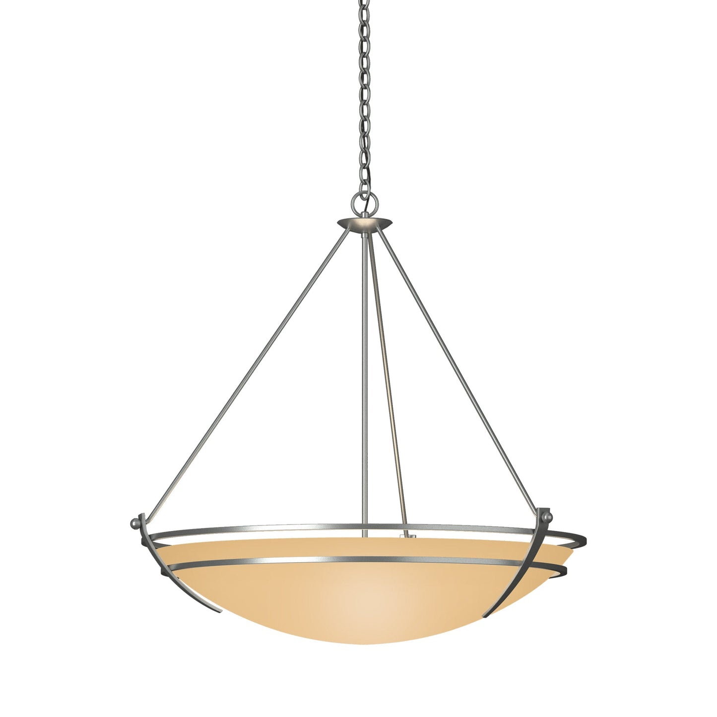 Presidio Tryne Pendant Light in Vintage Platinum (Sand Glass).