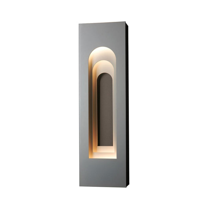 Procession Arch Outdoor Wall Light in Coastal Burnished Steel/Oil Rubbed Bronze (Small).