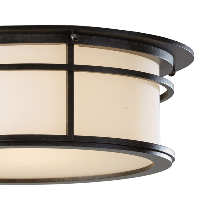 Province Outdoor Flush Mount Ceiling Light in Detail.