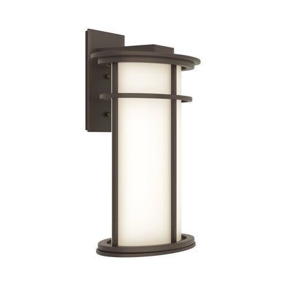 Province Outdoor Wall Light in Coastal Dark Smoke (15.4-Inch).