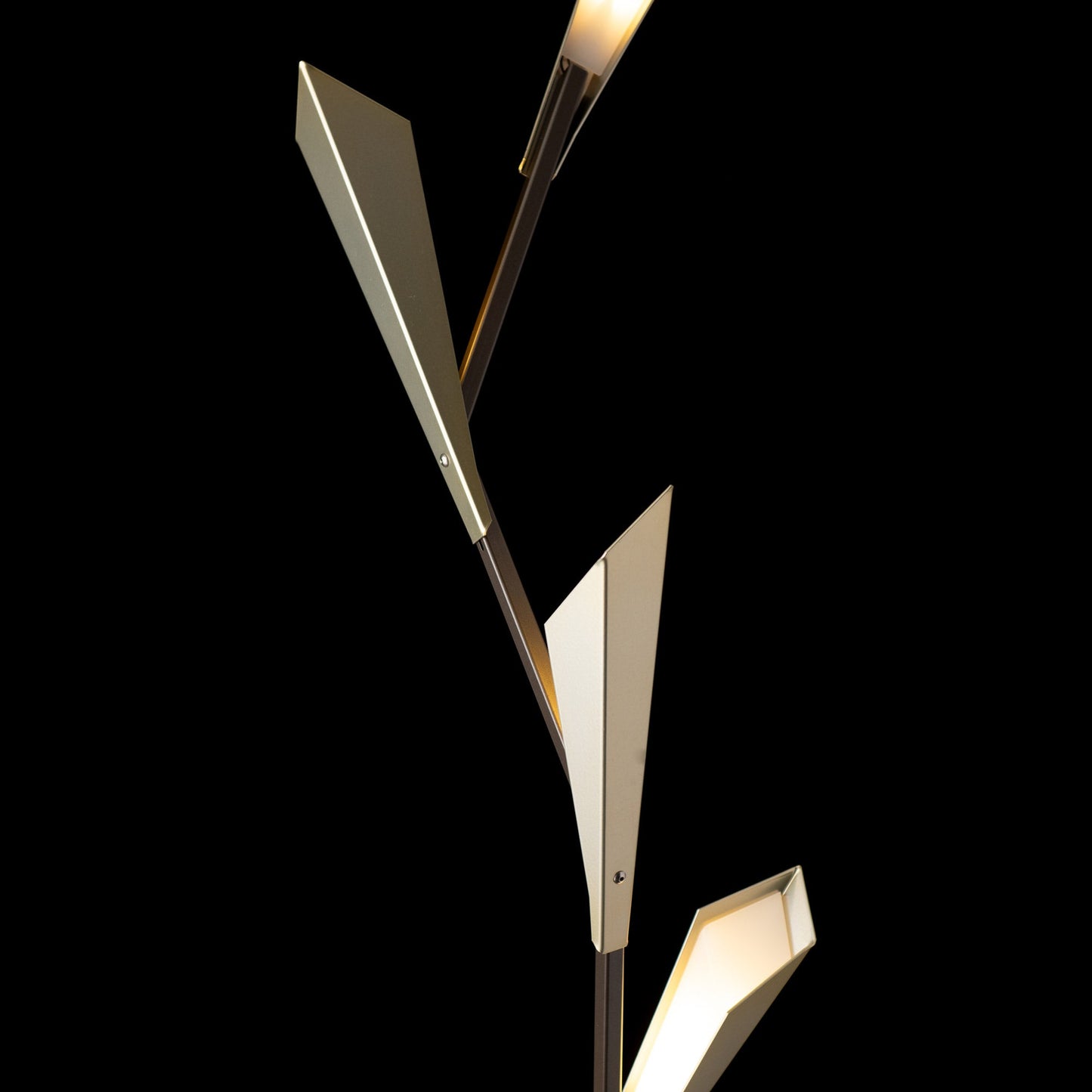 Quill LED Torchiere Floor Lamp in Detail.