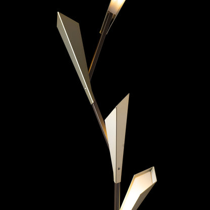 Quill LED Torchiere Floor Lamp in Detail.