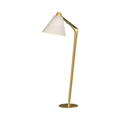 Reach Floor Lamp in Modern Brass (Natural Anna).