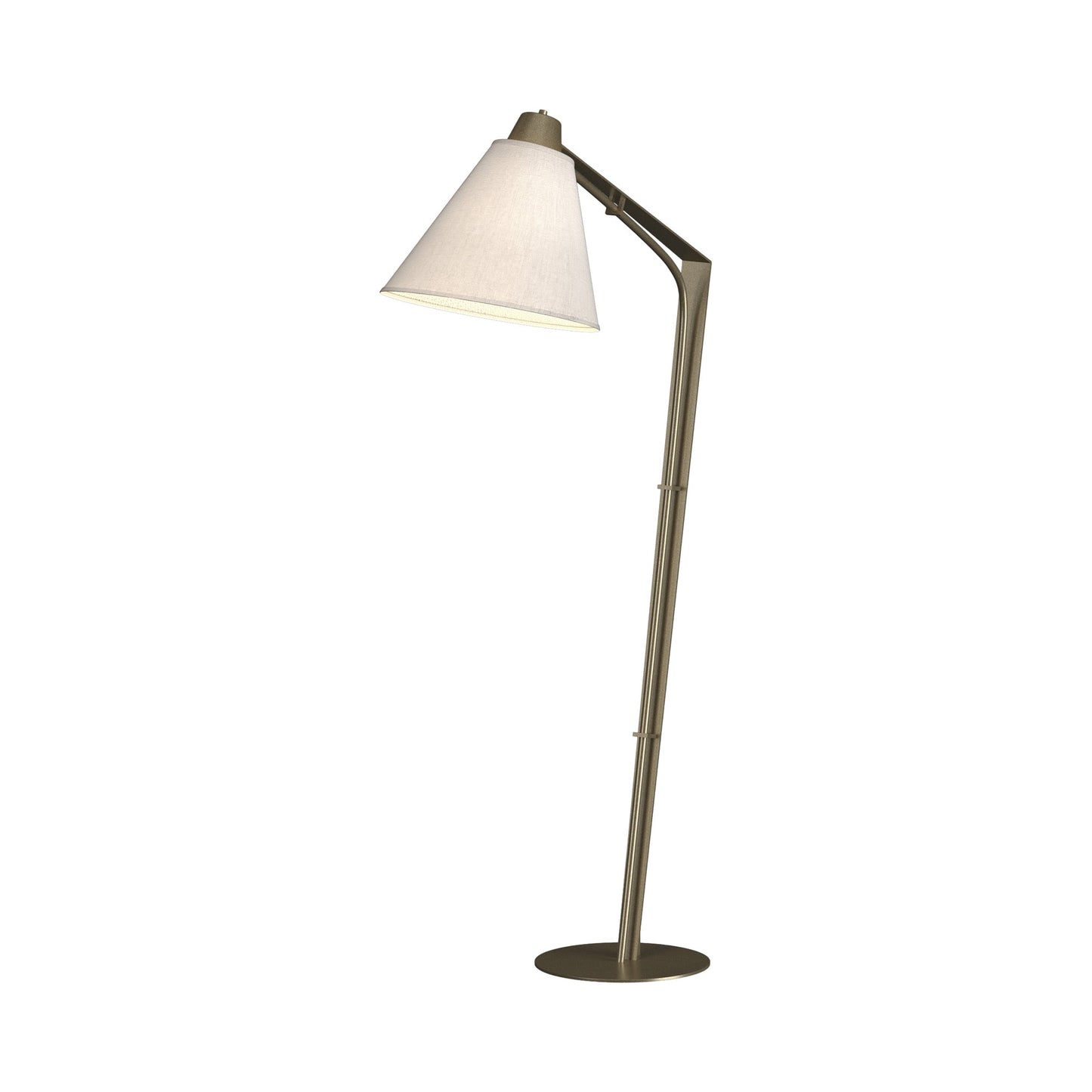 Reach Floor Lamp in Soft Gold (Flax).