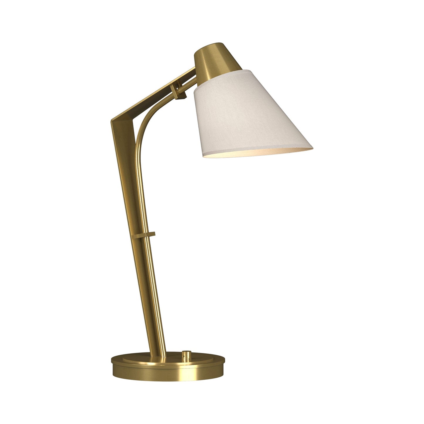 Reach Table Lamp in Modern Brass (Flax).