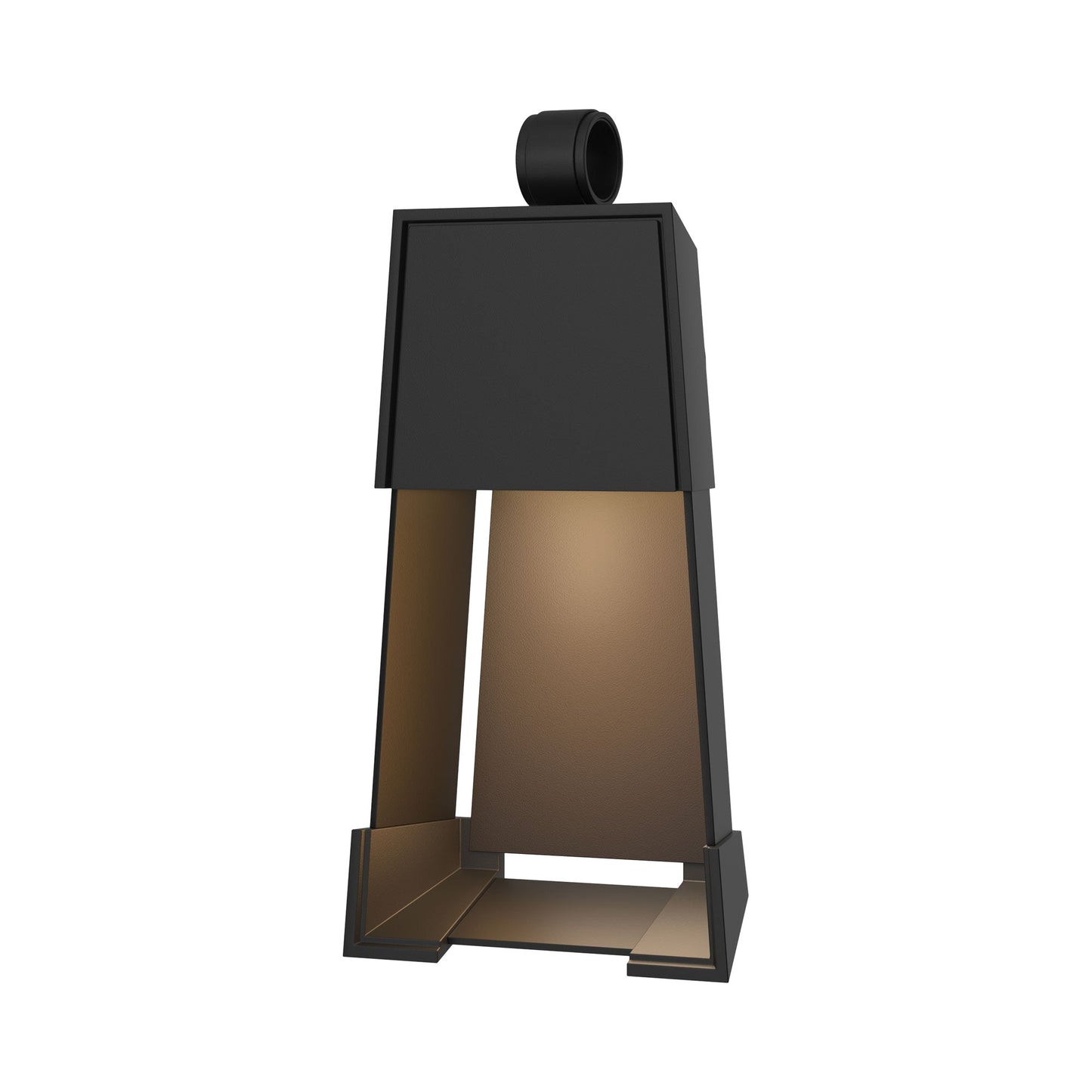 Revere Outdoor Wall Light in Coastal Black/Coastal Black (19.1-Inch).