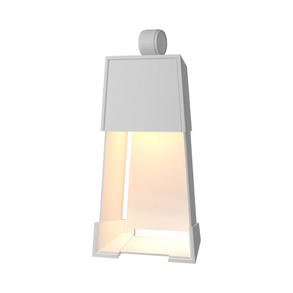 Revere Outdoor Wall Light in Coastal White/Coastal White (19.1-Inch).