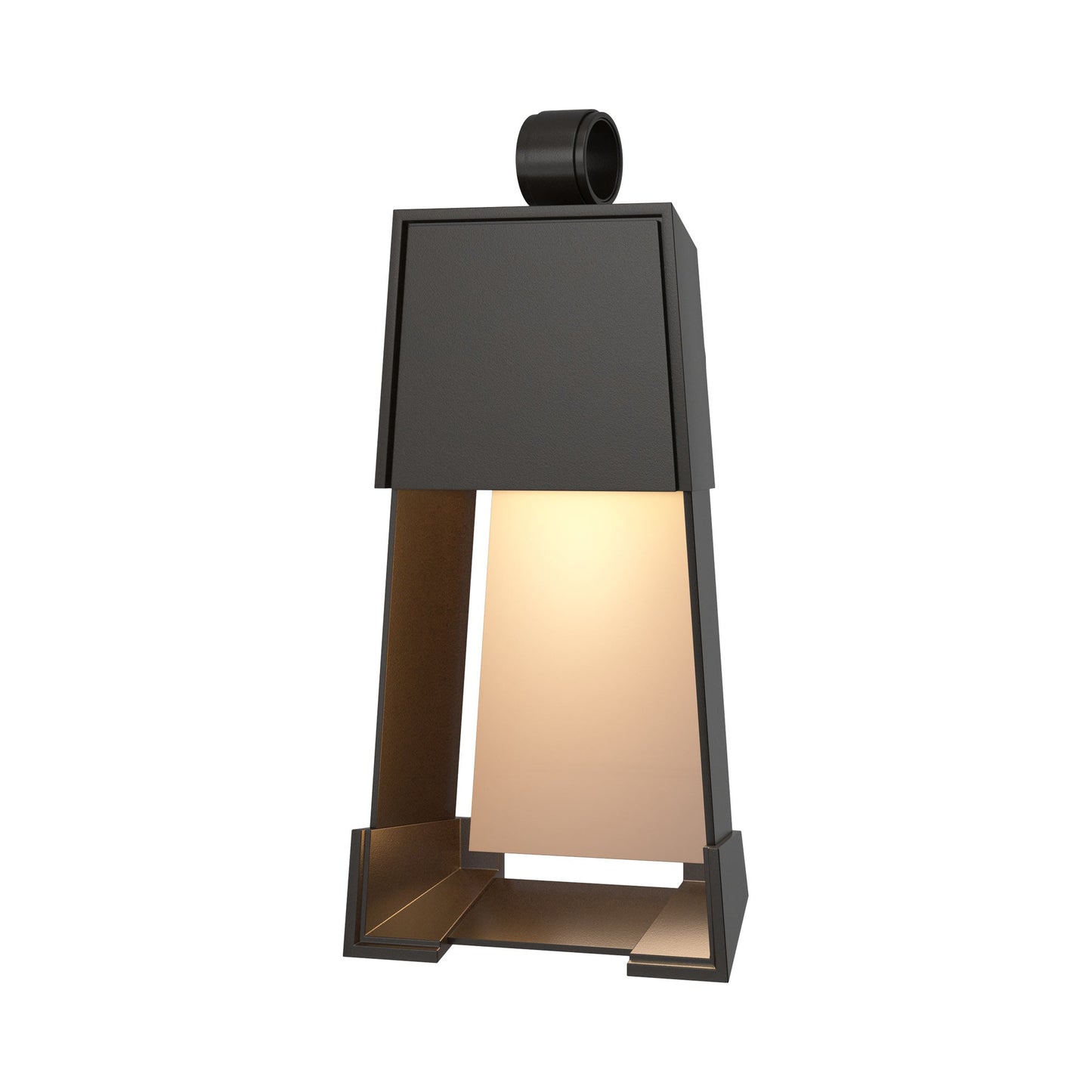 Revere Outdoor Wall Light in Oil Rubbed Bronze/Coastal Burnished Steel (19.1-Inch).