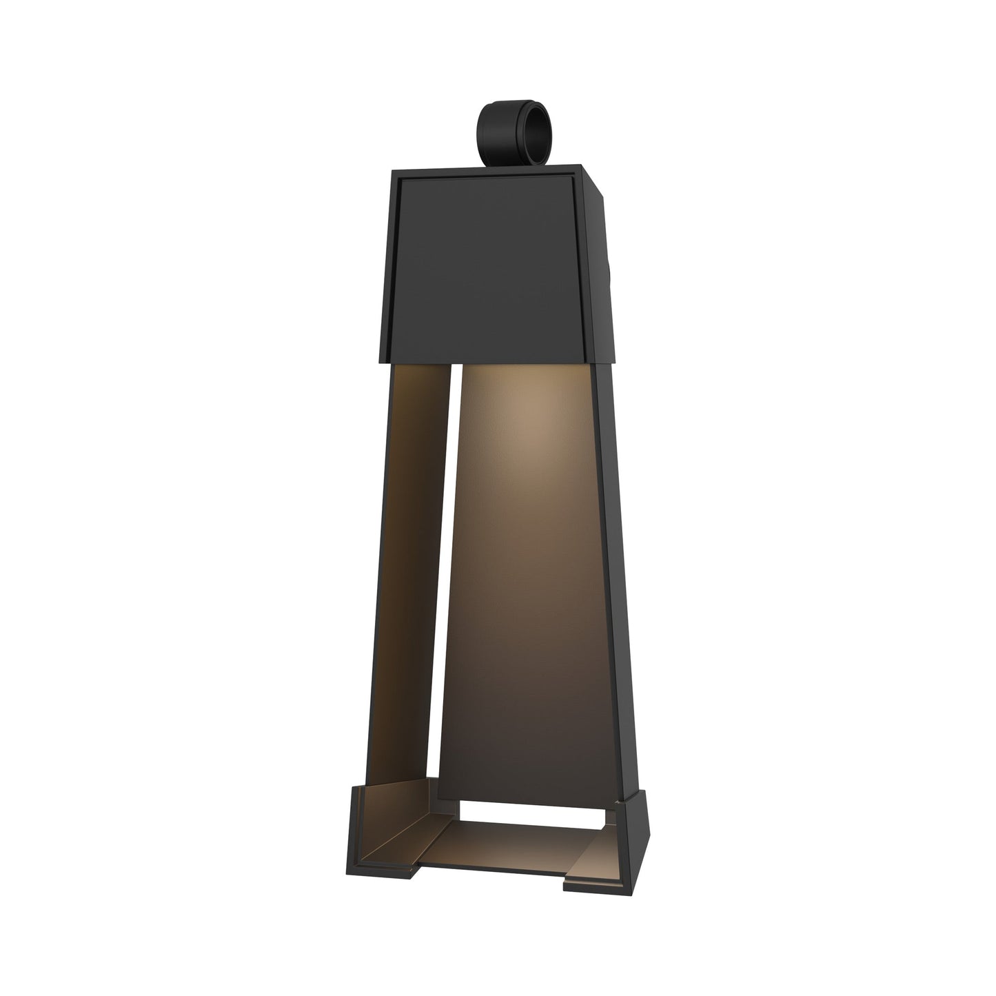 Revere Outdoor Wall Light in Coastal Black/Coastal Black (25.1-Inch).