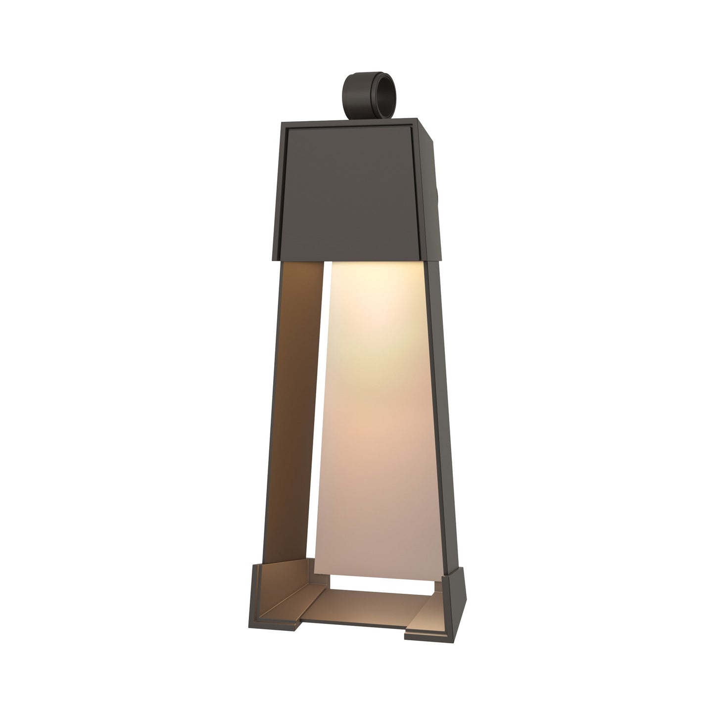 Revere Outdoor Wall Light in Coastal Dark Smoke/Coastal Burnished Steel (25.1-Inch).