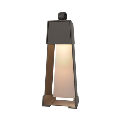 Revere Outdoor Wall Light in Coastal Dark Smoke/Coastal Burnished Steel (25.1-Inch).