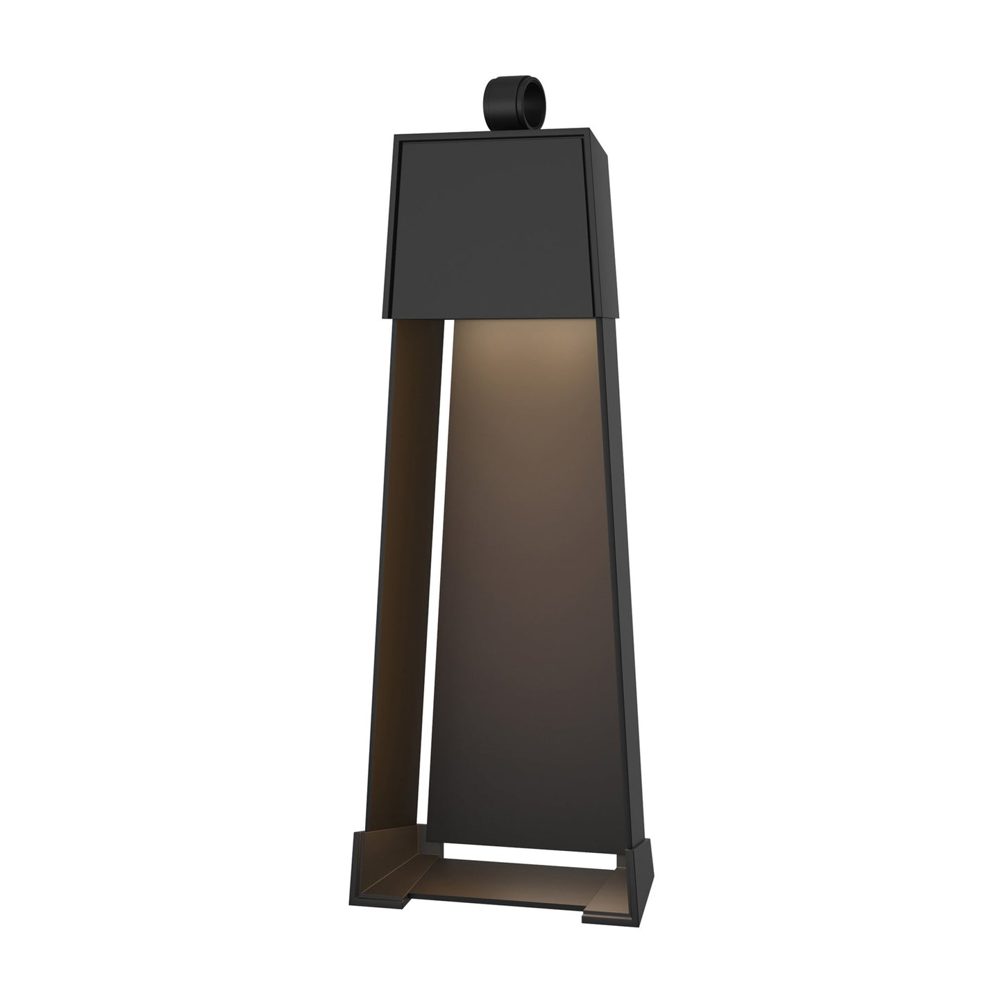 Revere Outdoor Wall Light in Coastal Black/Coastal Black (32.4-Inch).