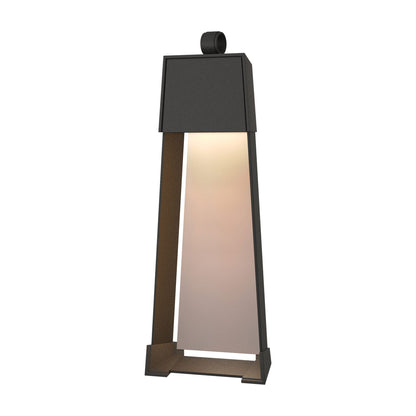 Revere Outdoor Wall Light in Natural Iron/Coastal Burnished Steel (32.4-Inch).