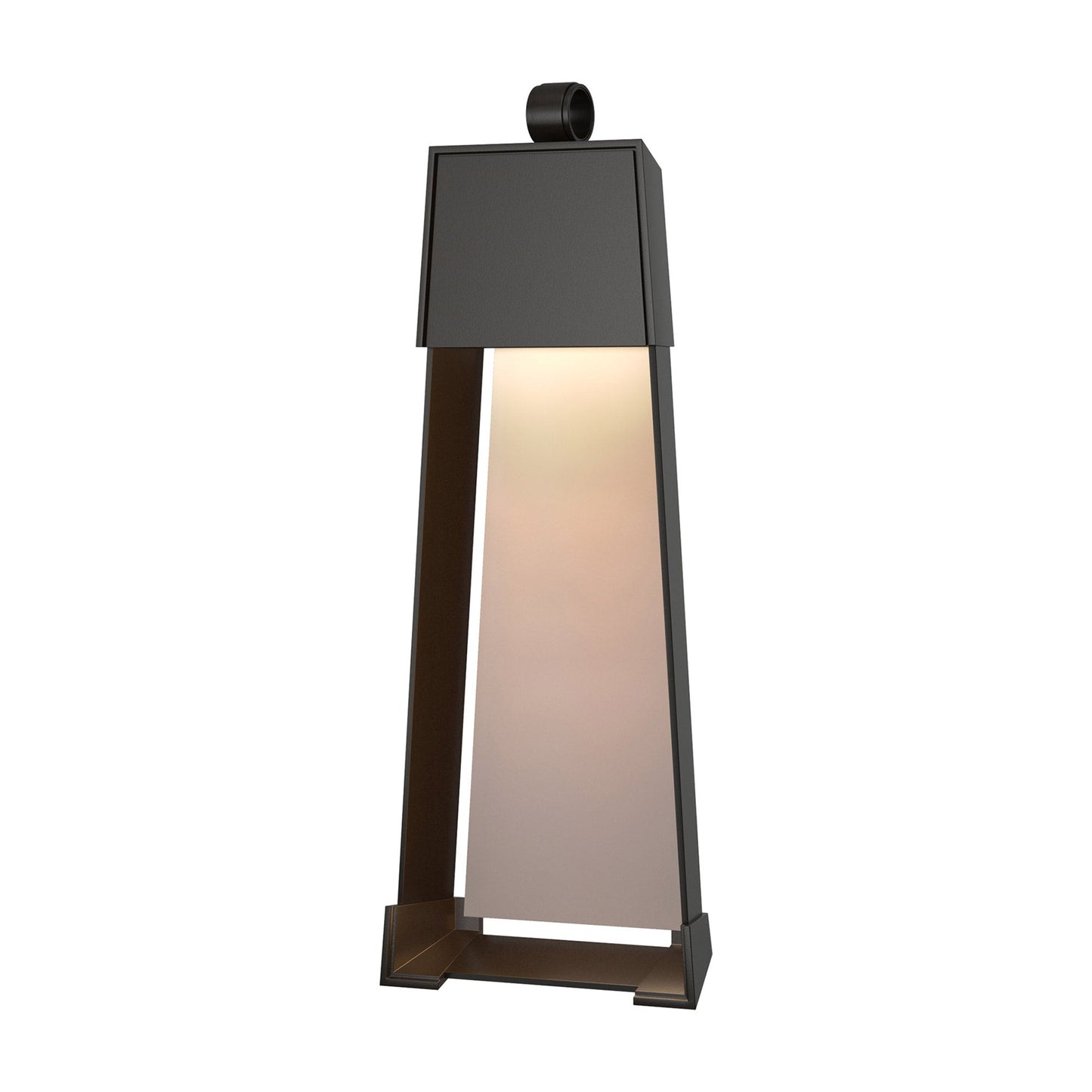 Revere Outdoor Wall Light in Oil Rubbed Bronze/Coastal Burnished Steel (32.4-Inch).