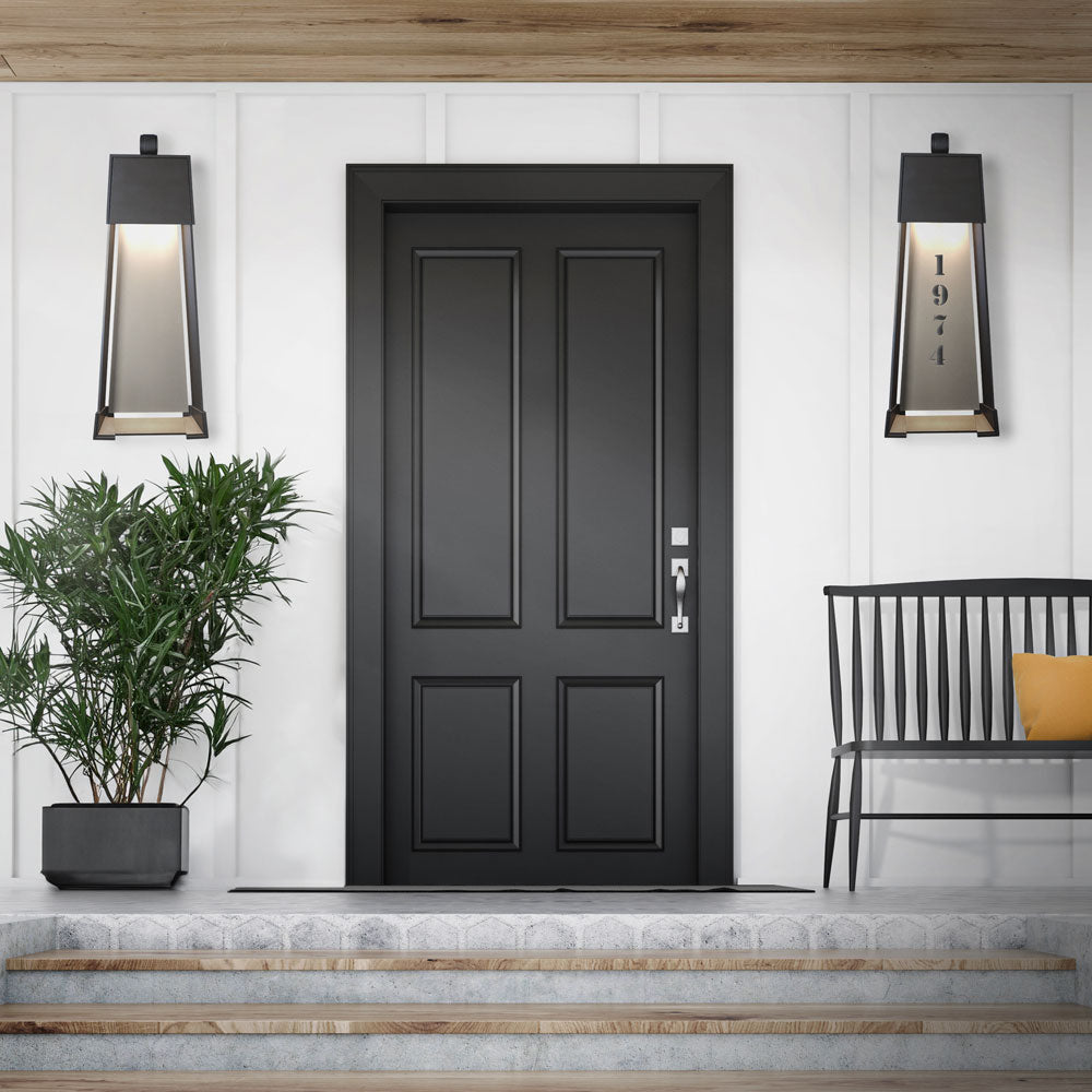 Revere Outdoor Wall Light in Outside Area.