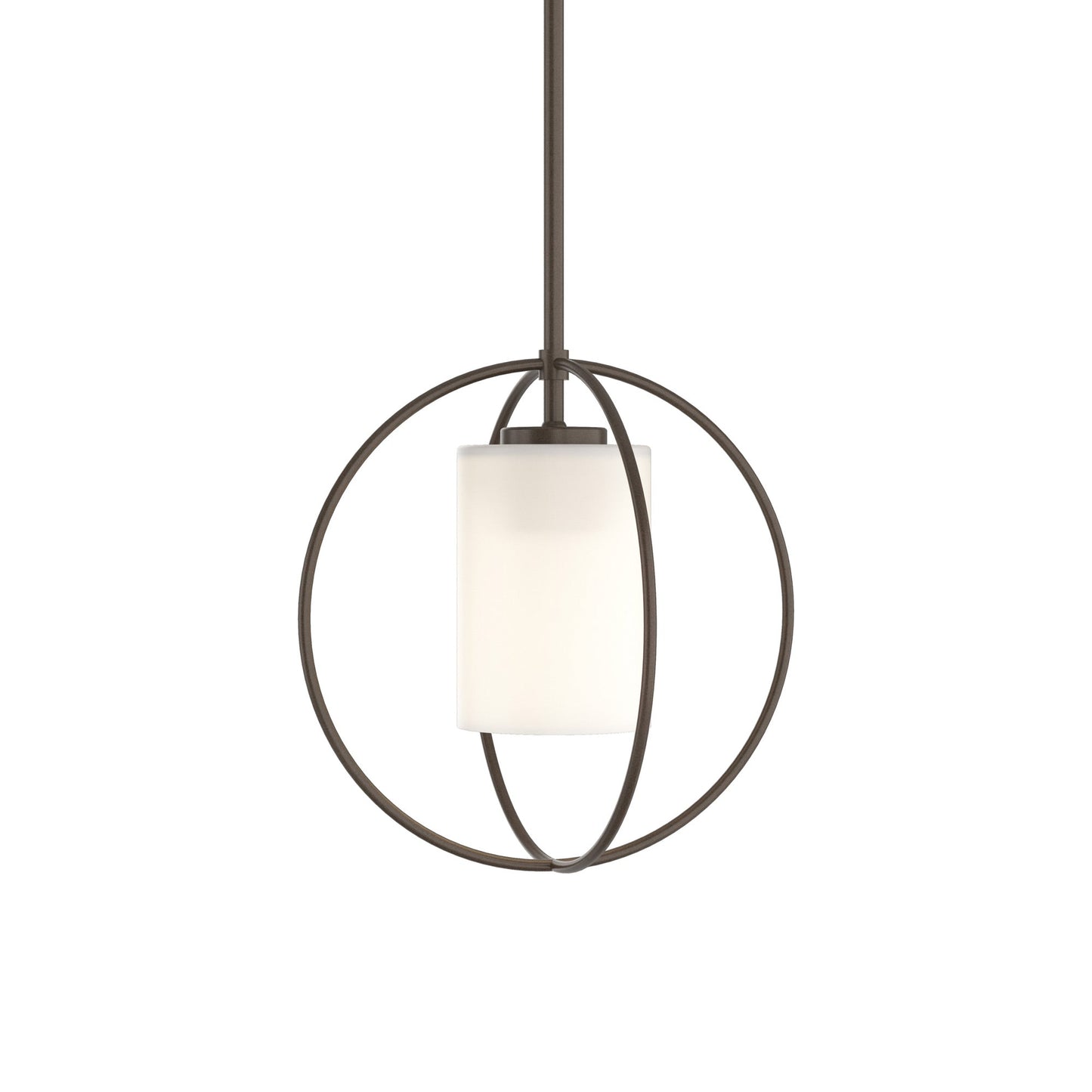 Rhythm Pendant Light in Bronze (Opal Glass).