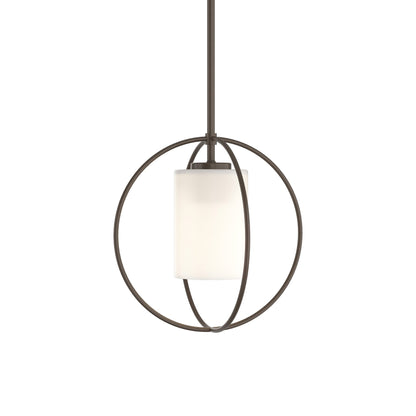 Rhythm Pendant Light in Bronze (Opal Glass).
