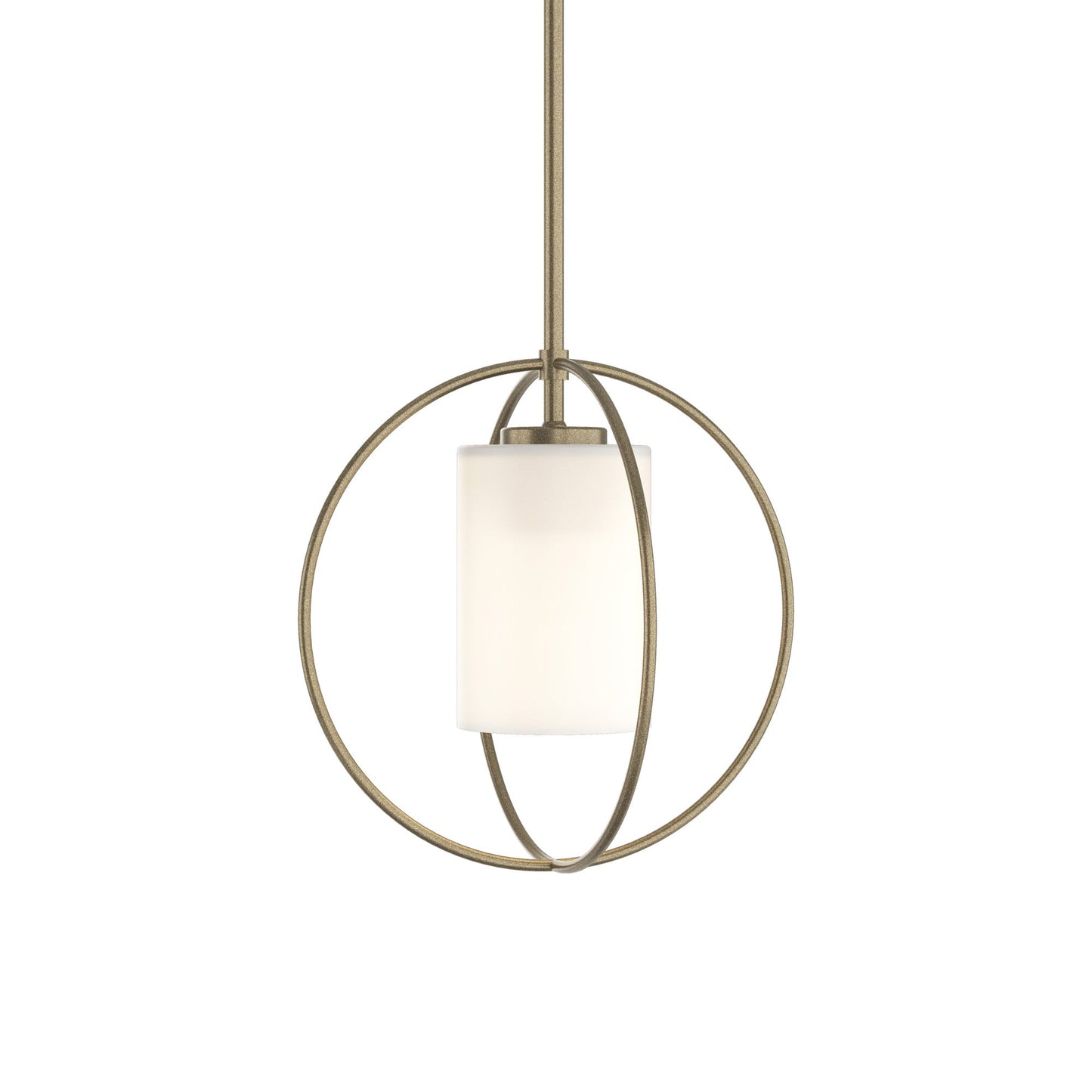 Rhythm Pendant Light in Soft Gold (Opal Glass).
