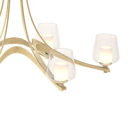 Ribbon Oval Chandelier in Detail.