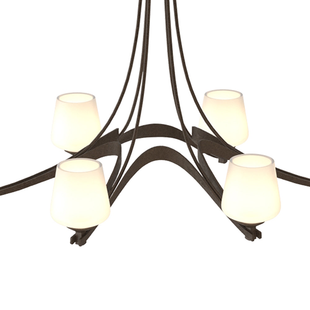 Ribbon Oval Chandelier in Detail.