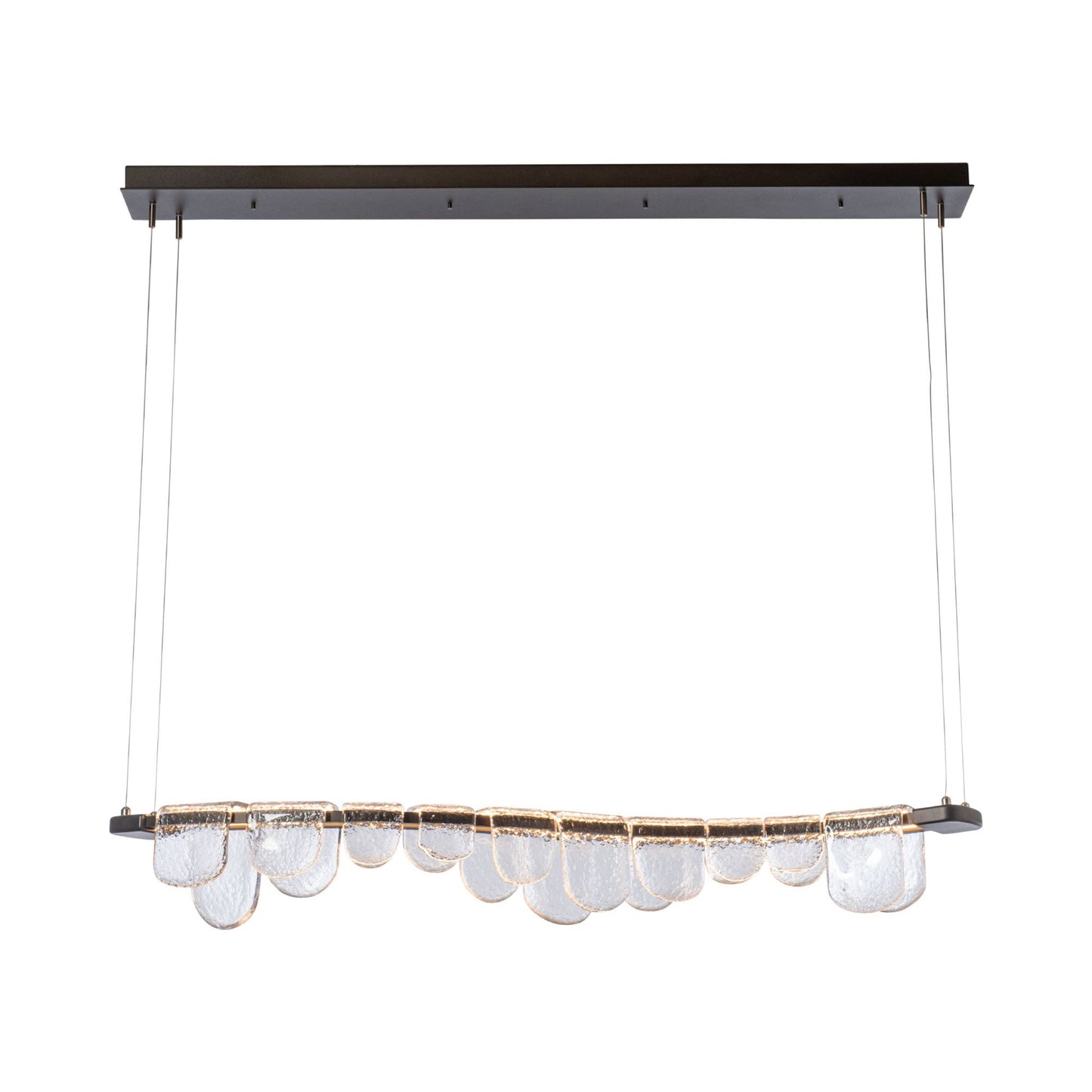 Riverbed LED Pendant Light in Oil Rubbed Bronze.