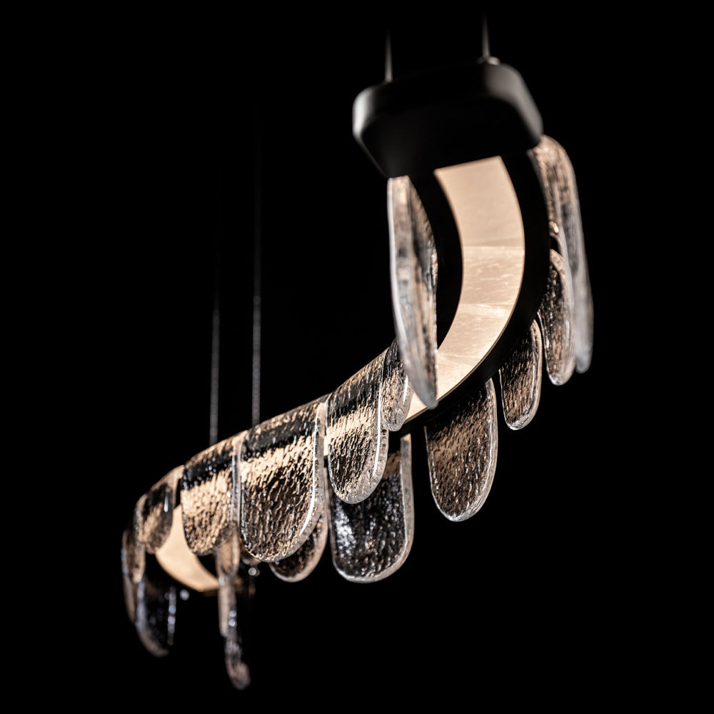 Riverbed LED Pendant Light in Detail.