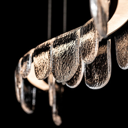 Riverbed LED Pendant Light in Detail.
