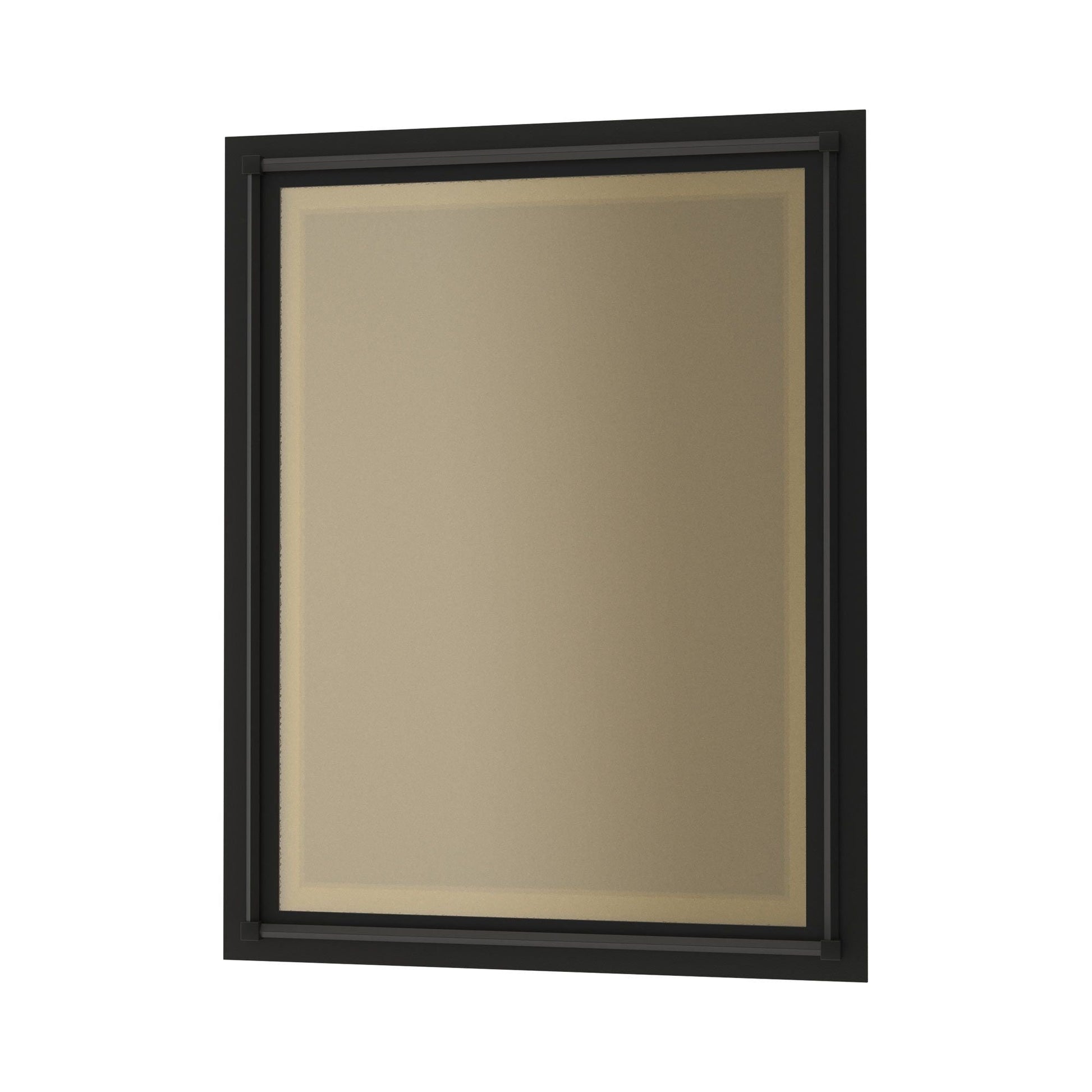 Rook Beveled Mirror in Black.